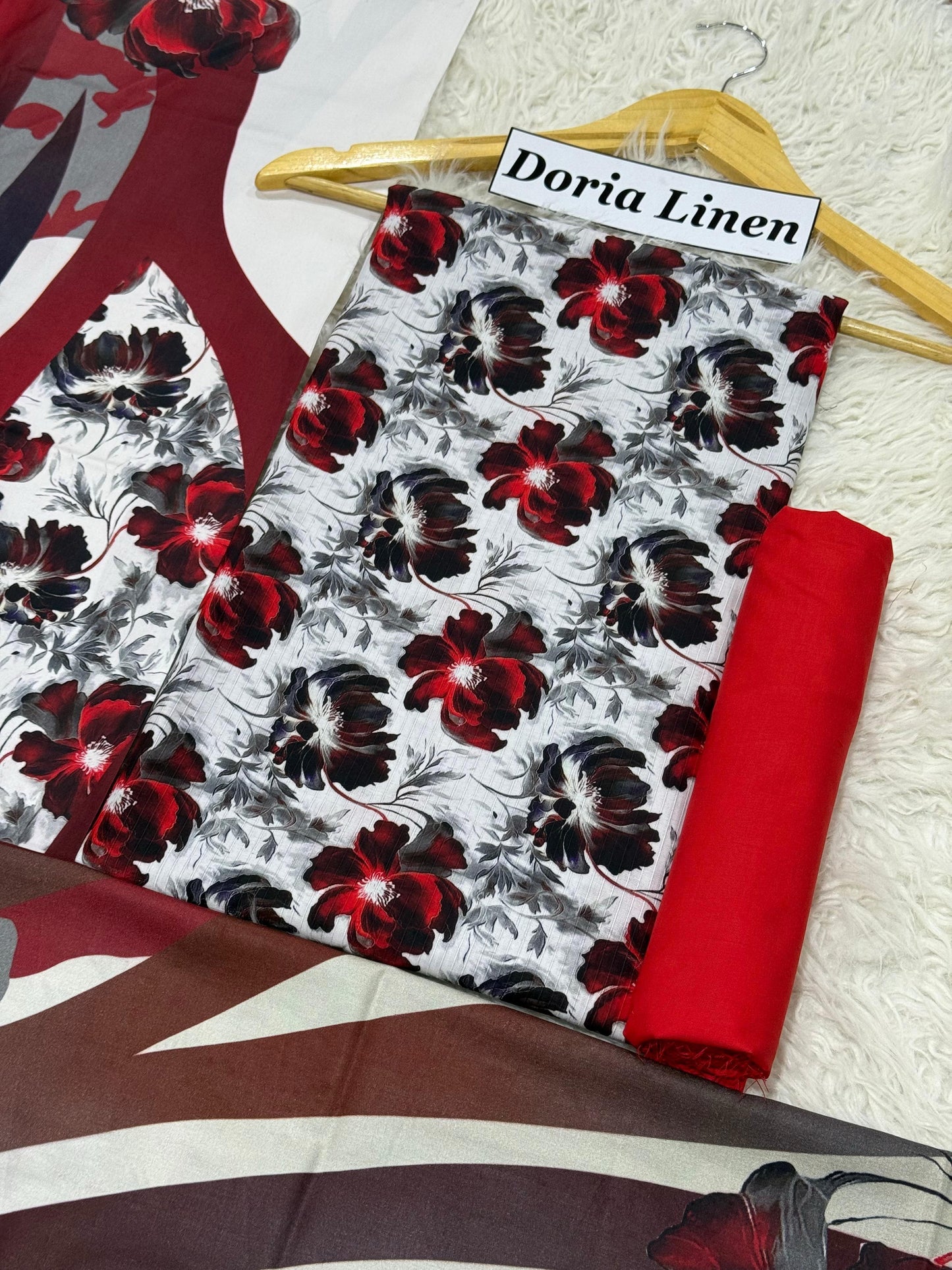 DORIA LINEN Digital Print 3pc 2025