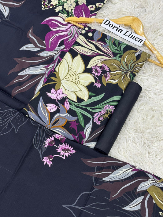 DORIA LINEN Digital Print 3pc 2025