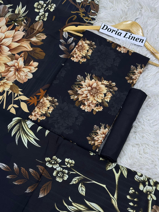DORIA LINEN Digital Print 3pc 2025