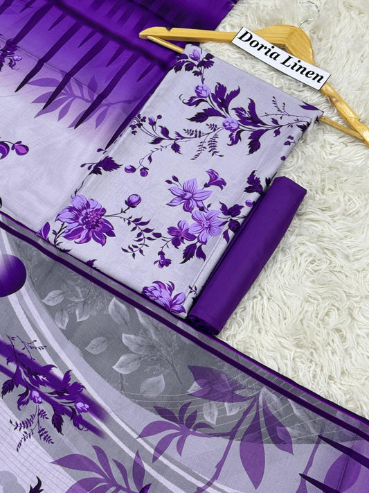 DORIA LINEN Digital Print 3pc 2025