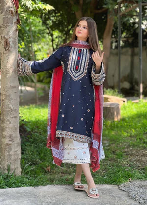 LARA EMBROIDERY 3PC