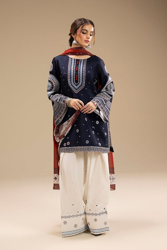 Jazmine - 3PC (Unstitched) Heavy Embroidered Lawn Suit.