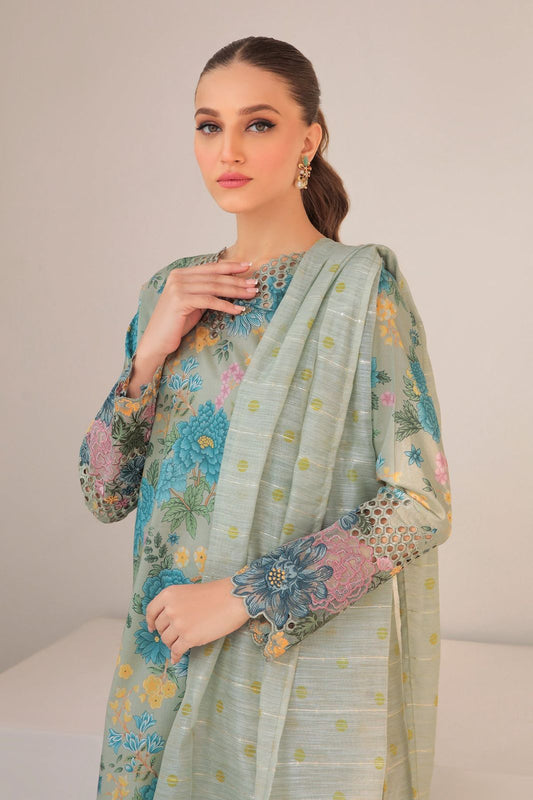 Baroque Luxury Embroidered Lawn 3 Piece Unstitched