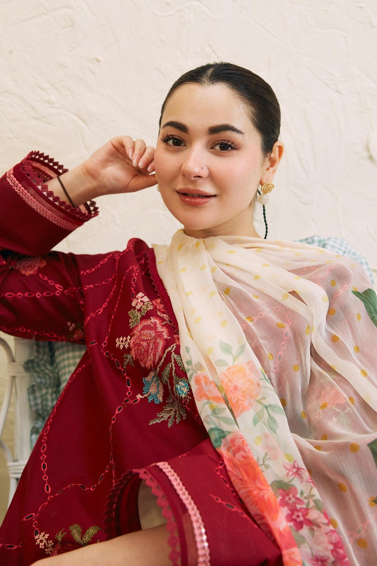 Zara ShahJahan | Unstitched LAWN 3pcs Heavy Embroidered With Chiffon Dupatta & Patches Eid Collection