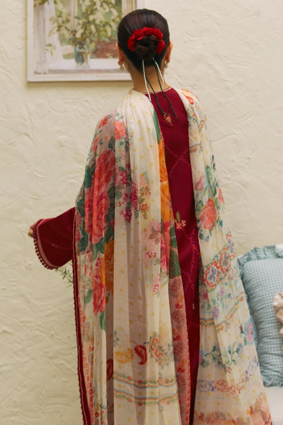 Zara ShahJahan | Unstitched LAWN 3pcs Heavy Embroidered With Chiffon Dupatta & Patches Eid Collection