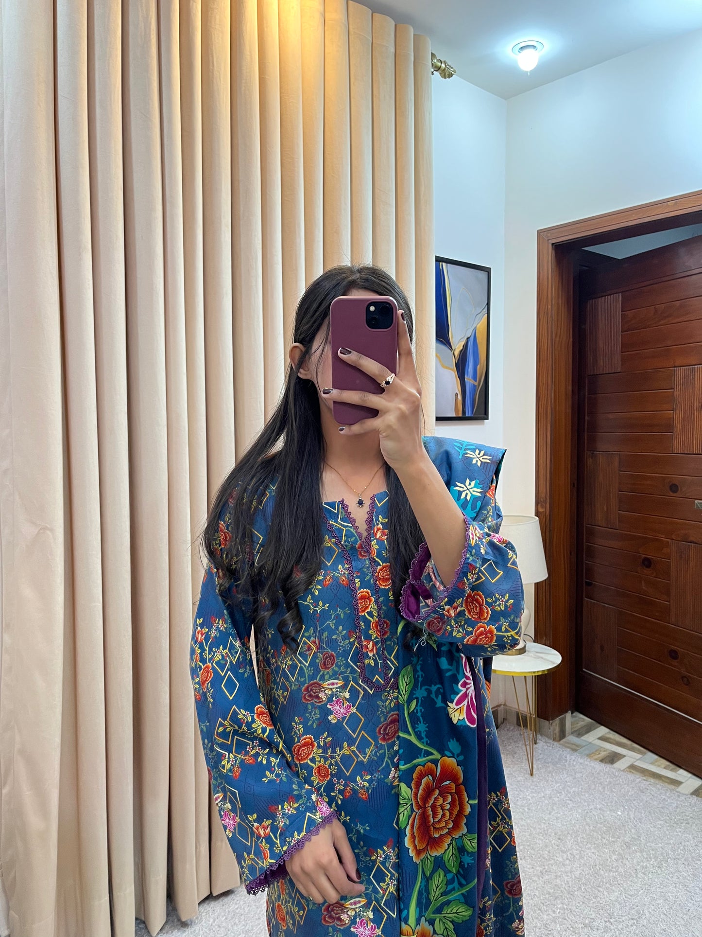 *ALKARAM LINEN Digital Print 3pcs*