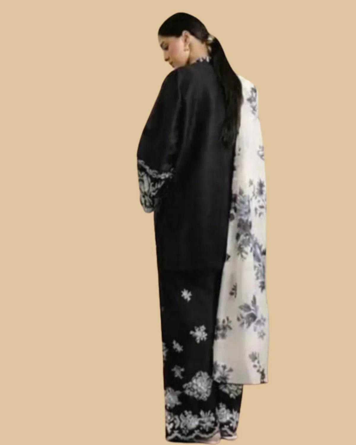 Zara ShahJahan | Unstitched LAWN 3pcs Heavy Embroidered With Chiffon Dupatta Eid Collection