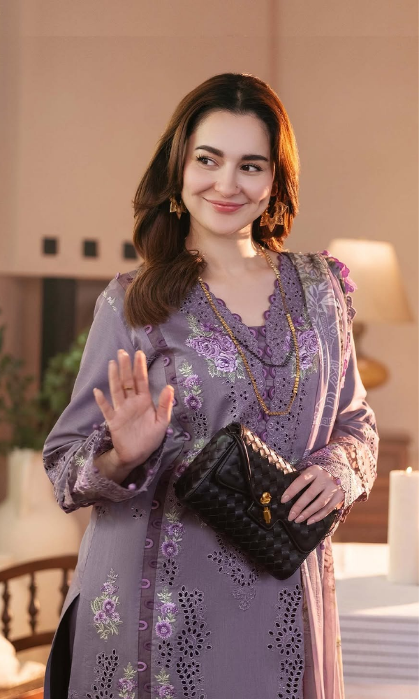 Jade | Unstitched Lawn Chikenkari Suit 3pcs With Chiffon Dupatta & Patches Eid Collection